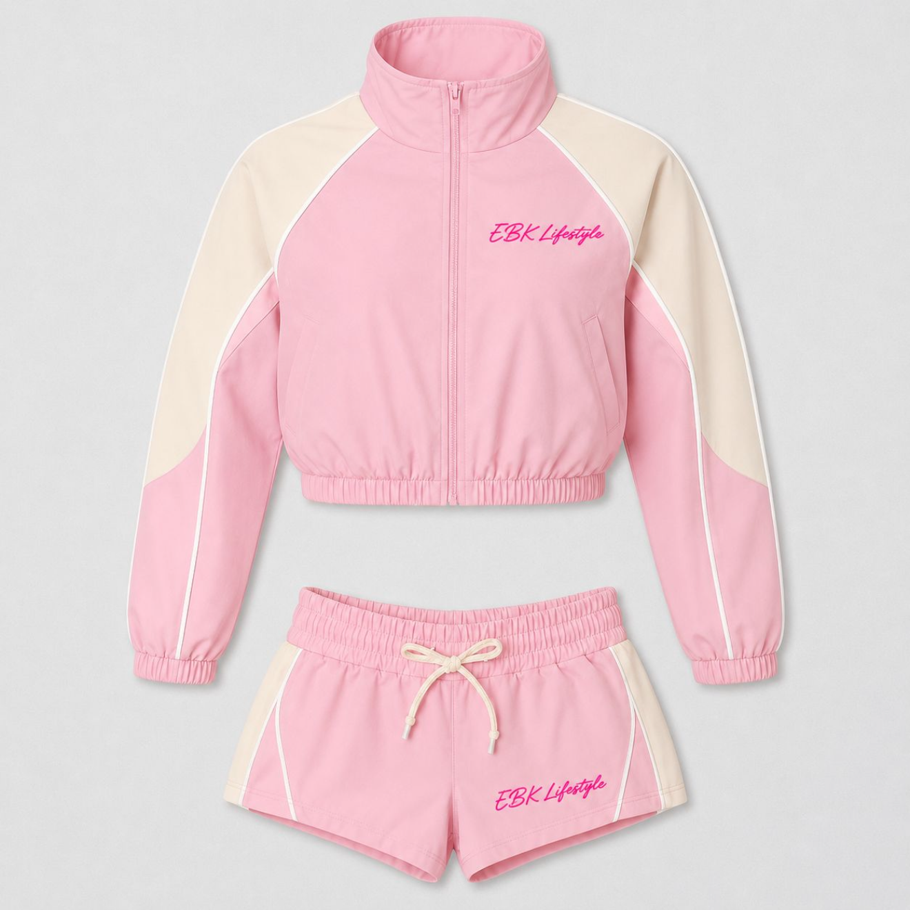 WOMENS EBK LIFESTYLE CROPPED 2 PC SET