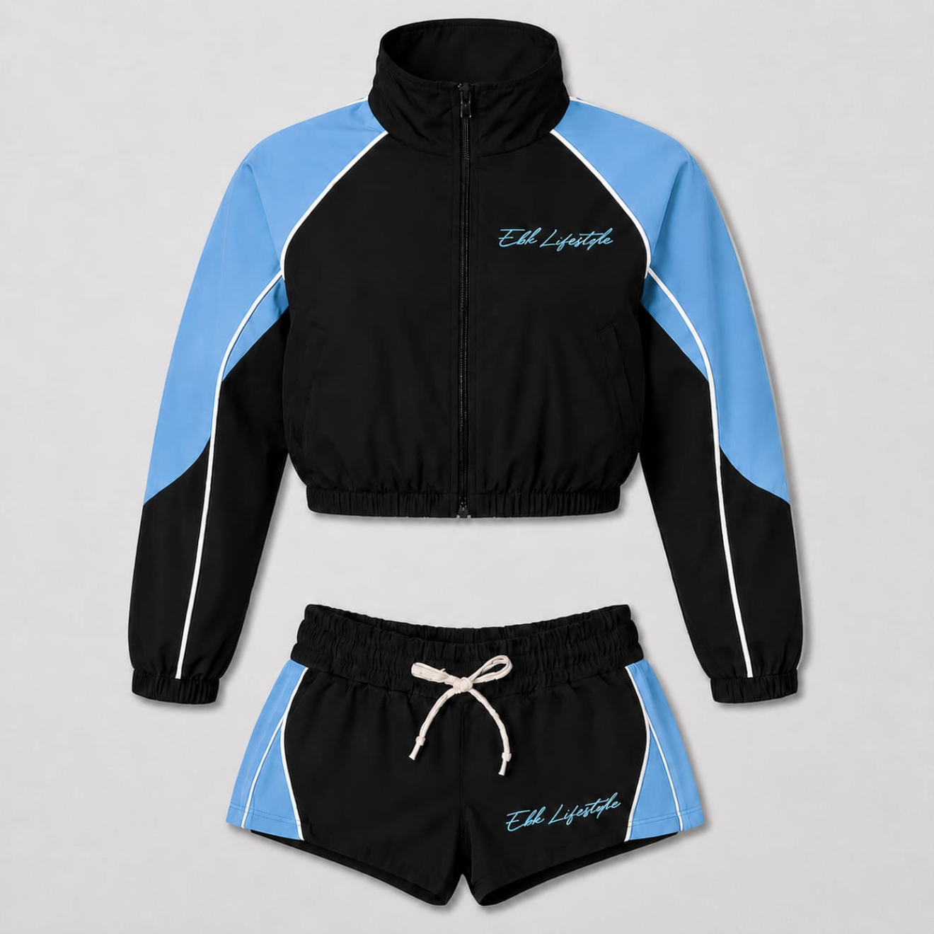 WOMENS EBK LIFESTYLE CROPPED 2 PC SET